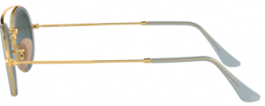 Original Ray-Ban RB3847N arms, colour 9123 · Gold