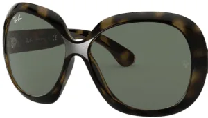 Original lenses Ray-Ban RB4098 Jackie Ohh II, colour 71 · Green · plastic