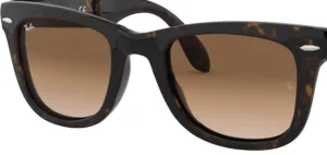 Original lenses Ray-Ban RB4105 Folding Wayfarer, colour 51 · Brown light gradient