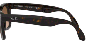 Original Ray-Ban RB4105 Folding Wayfarer arms, colour 710 · Havana light