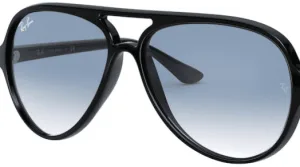 Original lenses Ray-Ban RB4125 Cats, colour 3F · Blue gradient