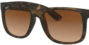 Original lenses Ray-Ban RB4165 Justin, colour 13 · Brown gradient · plastic
