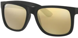 Original lenses Ray-Ban RB4165 Justin, colour 5A · Brown mirror total gold · plastic