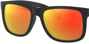 Original lenses Ray-Ban RB4165 Justin, colour 6Q · Red mirror · plastic
