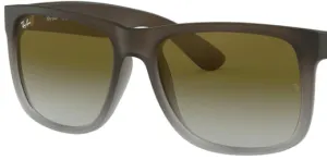 Original lenses Ray-Ban RB4165 Justin, colour 7Z · Green gradient · plastic