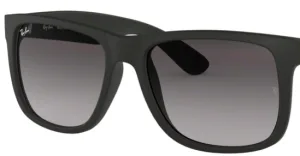 Original lenses Ray-Ban RB4165 Justin, colour 8G · Gray gradient · plastic