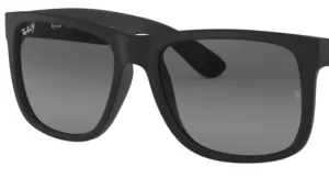 Original lenses Ray-Ban RB4165 Justin, colour T3 · Gray dark gradient polarized · plastic