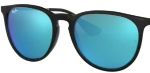 Original lenses Ray-Ban RB4171 Erika, colour 55 · Total blue mirror · plastic