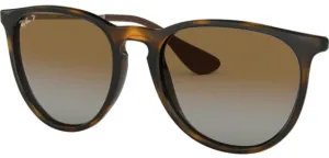 Original lenses Ray-Ban RB4171 Erika, colour T5 · Brown gradient polarized · plastic