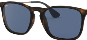 Original lenses Ray-Ban RB4187 Chris, colour 80 · Blue dark · plastic