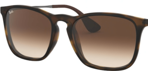 Original lenses Ray-Ban RB4187 Chris, colour 13 · Brown gradient · plastic