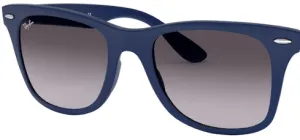 Original lenses Ray-Ban RB4195 Wayfarer Liteforce, colour 8G · Gray gradient · plastic