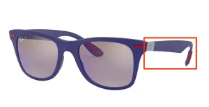 Original Ray-Ban RB4195 M arms, colour F604 · Matte blue dark