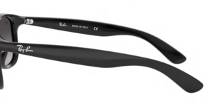 Original Ray-Ban RB4202 Andy arms, colour 601 · Black