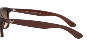 Original Ray-Ban RB4202 Andy arms, colour 6073 · Brown matte