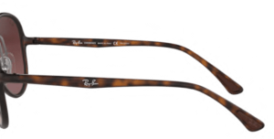 Original Ray-Ban RB4320CH arms, colour 710 · Havana light