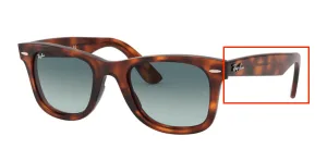 Original Ray-Ban RB4340 Wayfarer arms, colour 6397 · Red havana