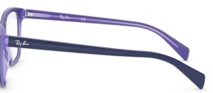 Original Ray-Ban RB5362 arms, colour 5776 · Blue transparet violet
