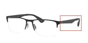Original Ray-Ban RB6335 Eyeglasses arms, colour 2503 · Black matte