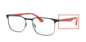 Original Ray-Ban RB6363 arms, colour 3020 · Gunmetal top gray matte
