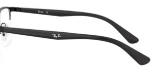 Original Ray-Ban RB6428 arms, colour 2995 · Black on top black matte