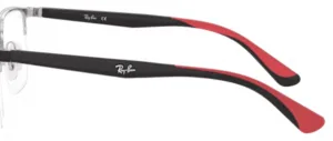 Original Ray-Ban RB6428 arms, colour 2997 · Silver on top black matte