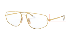 Original Ray-Ban RB6455 arms, colour 2500 · Arista