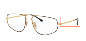 Original Ray-Ban RB6455 arms, colour 2945 · Gold on top havana