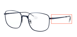 Original Ray-Ban RB6457 arms, colour 3079 · Sand clear blue dark