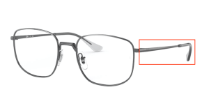 Original Ray-Ban RB6457 arms, colour 3095 · Sand gray