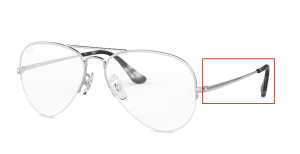 Original Ray-Ban RB6589 Aviator Gaze arms, colour 2501 · Silver