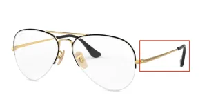 Original Ray-Ban RB6589 Aviator Gaze arms, colour 2946 · Gold on top black