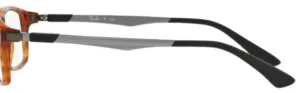 Original Ray-Ban RB7017 arms, colour 5687 · Red havana