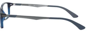 Original Ray-Ban RB7017 arms, colour 5752 · Trasparent blue