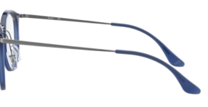 Original Ray-Ban RB7140 arms, colour 5752 · Trasparent blue