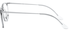 Original Ray-Ban RB7140 arms, colour 2001 · White trasparent