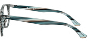 Original Ray-Ban RB7159 arms, colour 5750 · Blue/gray stripped