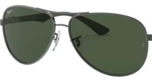 Original lenses Ray-Ban RB8313 Carbon Fibre, colour N5 · Polarized green ar · plastic