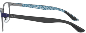 Original Ray-Ban RB8416 arms, colour 2914 · Gunmetal/blue matte