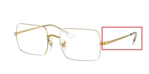 Original Ray-Ban RB1969V Rectangle arms, colour 3104 · White on legend gold