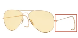 Original Ray-Ban RB3025M arms, colour 001 · Gold