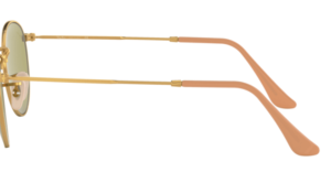 Original Ray-Ban RB3447 Round Metal arms, colour 9064 · Gold
