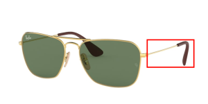 Original Ray-Ban RB3610 arms, colour 001/71 · Gold