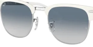 Original lenses Ray-Ban RB3716 Clubmaster Metal, colour 3F · Blue gradient