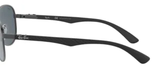 Original Ray-Ban RB8313 Carbon Fibre arms, colour 004 · Gunmetal