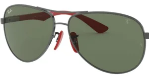 Original lenses Ray-Ban RB8313M, colour 71 · Green · plastic
