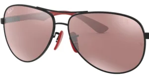 Original lenses Ray-Ban RB8313M, colour H2 · Mirror silver chromance polarized · plastic