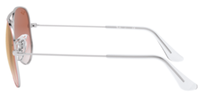 Original Ray-Ban RB9506S Junior JUNIOR AVIATOR arms, colour 274 · Red on silver