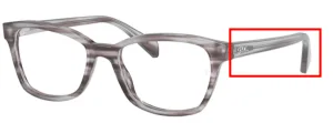 Original Ray-Ban RB1591 Junior arms, colour 3850 · Striped gray
