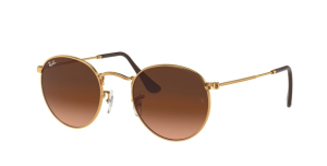 Ray-Ban 3447 ROUND METAL, colour 9001A5 · Light bronze